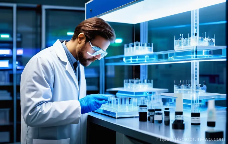 바이오프린팅의 실험적 연구 결과 분석 - **Prompt 1: The Future of Bioprinting in a Sterile Lab**
    "A highly advanced, sterile laboratory ...