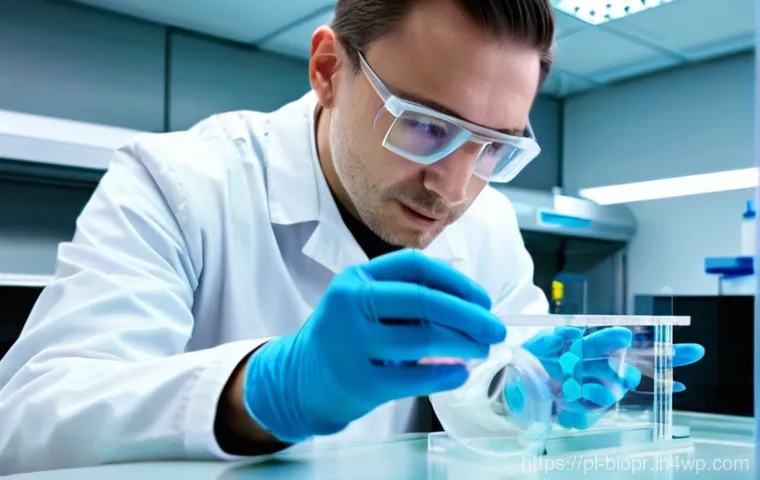 바이오프린팅 기술의 사회적 수용성 - **Prompt:** A clean, futuristic laboratory setting in Poland, with advanced 3D bioprinters meticulou...